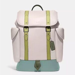 Coach Hitch Backpack with Trompe L’oeil Print